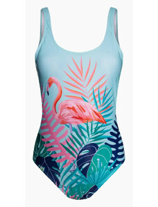 Costum de baie vesel pentru femei, dintr-o singură piesă Dedoles Wild Flamingo (D-W-SCL-S-OPS-C-1212) XS