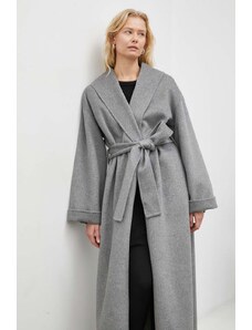 By Malene Birger palton de lana culoarea gri, de tranzitie, oversize