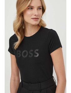 BOSS tricou femei, culoarea negru 50508498