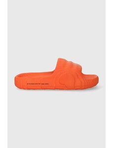 adidas Originals papuci Adilette 22 bărbați, culoarea portocaliu