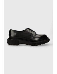 ADIEU pantofi de piele Type 202 bărbați, culoarea negru, 202