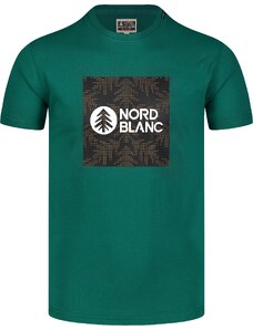 Nordblanc Tricou verde pentru bărbați SQUARED