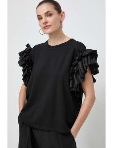 Custommade tricou femei, culoarea negru