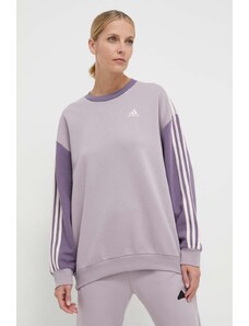 adidas bluză femei, culoarea violet, cu model IR6137