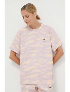 adidas by Stella McCartney tricou femei, culoarea roz IN3631