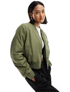 ONLY lightweight bomber jacket in khaki-Green
