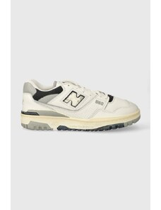 New Balance sneakers din piele 550 culoarea alb, BB550VGB