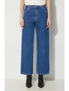 Carhartt WIP jeans Simple Pant femei high waist, I031924.106