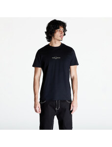 Tricou pentru bărbați FRED PERRY Graphic Print T-Shirt Black