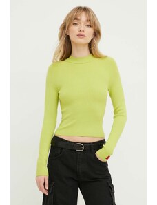 HUGO pulover femei, culoarea verde, light 50508993