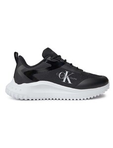 CALVIN KLEIN Sneakers Eva Runner Low Lace Mix Ml Wn YW0YW01442 0GM black/bright white