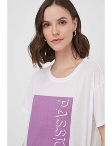Mos Mosh tricou din bumbac femei, culoarea violet