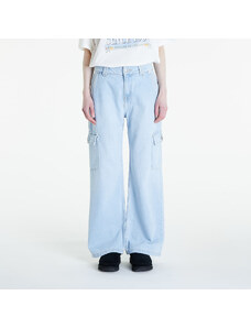Pantaloni cargo pentru femei Roxy Modern Vibe Mid Light Blue
