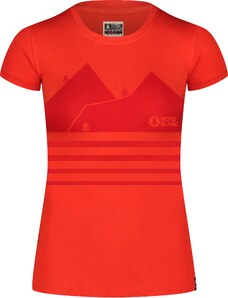 Nordblanc Tricou portocaliu din bumbac pentru femei DESIGN