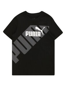 PUMA Tricou 'Power' gri / negru / alb