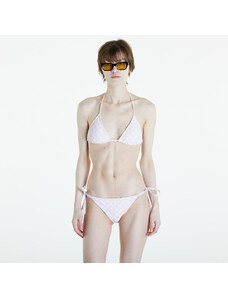 Costum de baie pentru femei Daily Paper Reya Monogram Bikini Top Ice Pink