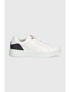 Tommy Hilfiger sneakers din piele ELEVATED ESSENTIAL COURT SNEAKER culoarea alb, FW0FW07635