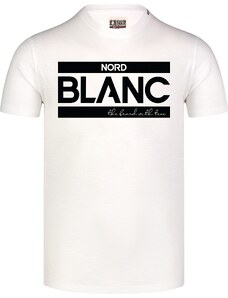 Nordblanc Tricou alb pentru bărbați BLANC