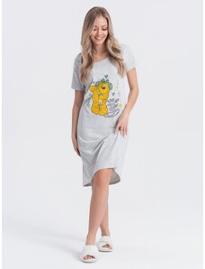 EDOTI Women's pyjamas nightgown ULR245 - grey