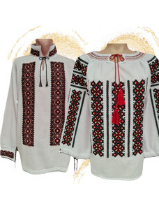 Ie Traditionala Set Traditional Cuplu 585 Camasi traditionale cu broderie
