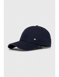 Tommy Hilfiger șapcă de baseball din bumbac culoarea bleumarin, uni AM0AM12035