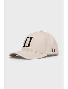 Les Deux șapcă de baseball din bumbac culoarea alb, cu imprimeu