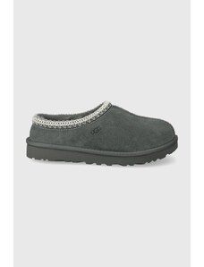 UGG papuci din piele intoarsa Tasman culoarea gri, 5955