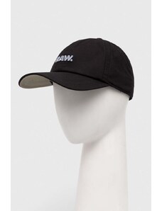 G-Star Raw șapcă de baseball din bumbac culoarea negru, cu imprimeu