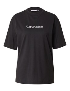Calvin Klein Tricou 'HERO' negru / alb