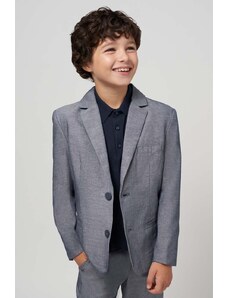 Mayoral jachetă din amestec de in pentru copii