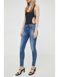 Diesel jeans femei, culoarea bleumarin A04108.09H90