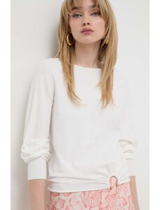 Marella pulover femei, culoarea alb, light 2413360000000