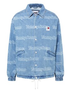 Tommy Jeans Geacă de primăvară-toamnă bleumarin / albastru denim / roșu / alb