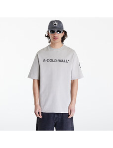 Tricou pentru bărbați A-COLD-WALL* Overdye Logo T-Shirt Cement