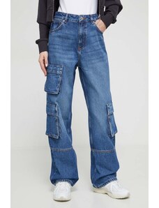 HUGO Blue jeans femei high waist 50513698