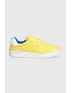 Tommy Hilfiger sneakers pentru copii culoarea galben