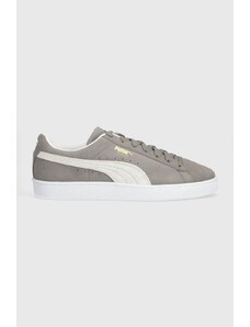 Puma sneakers din piele întoarsă Suede Classic XXI culoarea gri 374915