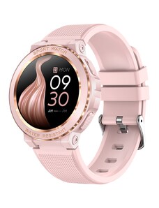 Ceas smartwatch dama TIO Sport Apeluri Bluetooth Fitness Tracker Monitorizare sanatate Rezistenta la apa IP68