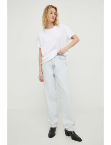 American Vintage jeansi femei high waist