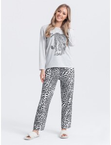 EDOTI Women's pyjamas ULR259 - grey