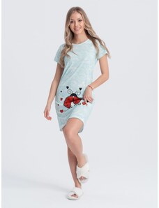 EDOTI Women's pyjamas nightgown ULR258 - mint