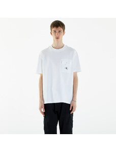 Tricou pentru bărbați Calvin Klein Jeans Texture Pocket Short Sleeve T-Shirt Bright White