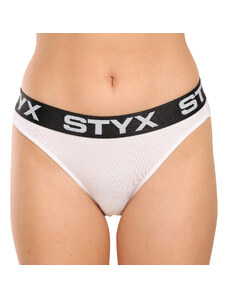 Chiloți damă Styx elastic sport albi (IK1061) S