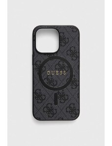 Guess Husă pentru telefon iPhone 13 Pro / 13 6,1" culoarea negru