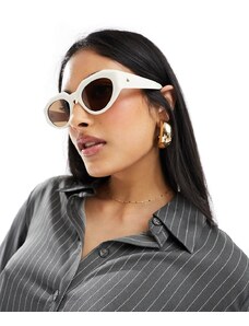 AIRE aphelion octagonal sunglasses in white
