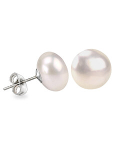 Cercei perle naturale de tip stud Pure Grace (Lungime: 0,8 cm)