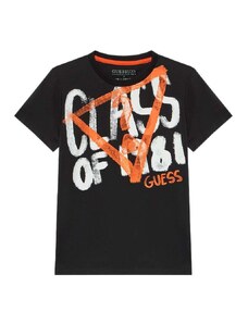 GUESS K T-Shirt Pentru copii Ss T-Shirt L4RI22K8HM4 jblk jet black a996