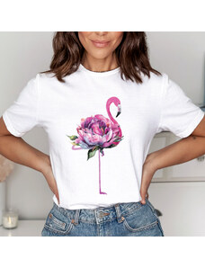 orielle Tricou Flower Flamingo