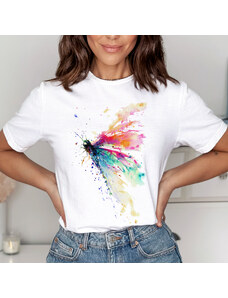 orielle Tricou Watercolor Fly