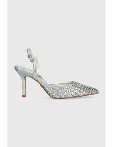 Aldo pantofi cu toc Eleonore culoarea argintiu, 13738912.Eleonore
